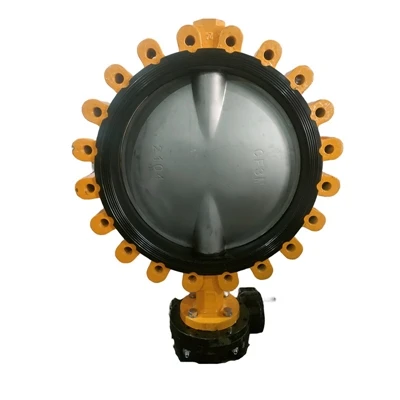 Fjärilsventilkonstruktion och installationspunkter