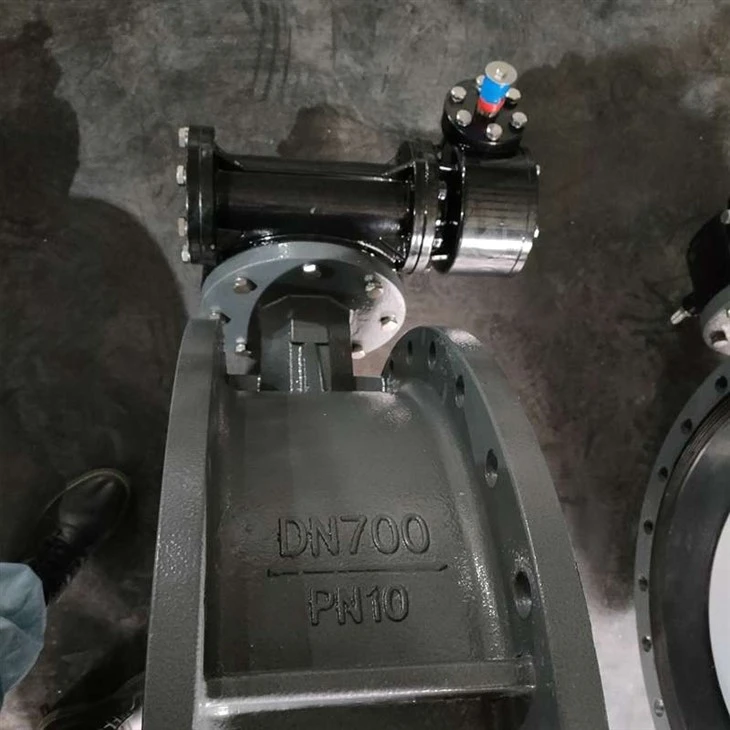Large Diameter Turbine Flange Butterfly Valve